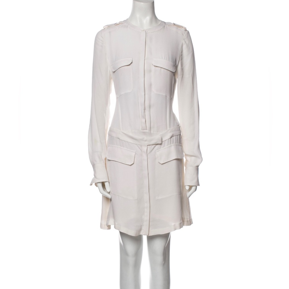 ALC creamy white silk dress